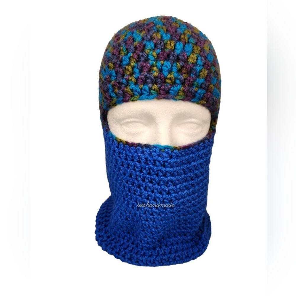 Ski Mask Blue-Peacock